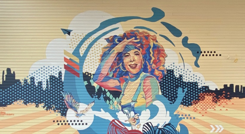 Mural by Silvia Lopez-Chaves. Photo credit: @Flauntboston