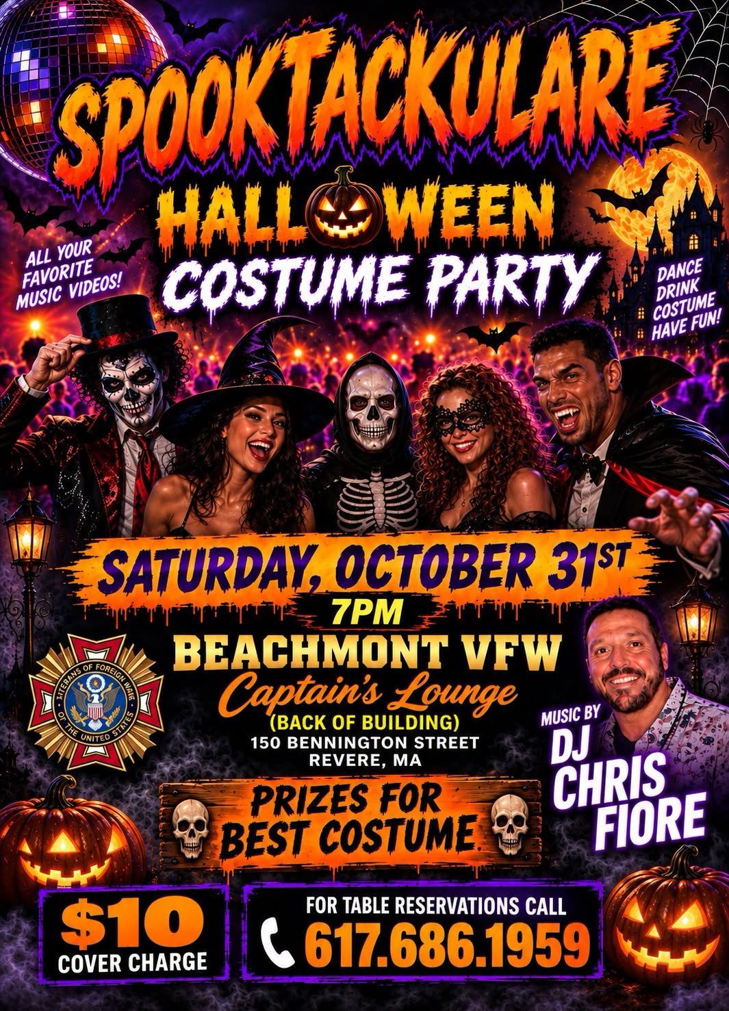 Halloween Costume Party at Beachmont VFW