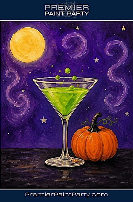 Witches Brew Paint Party at Floramo's on Revere Beach