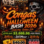 Congas Halloween Bash 2026 at Oceanside Events Center